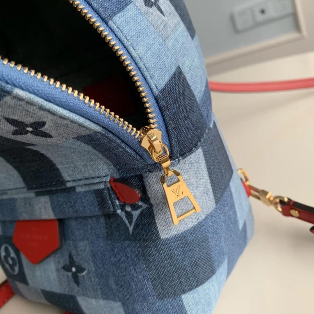 Louis Vuitton Monogram Denim Canvas Palm Springs Mini M45043