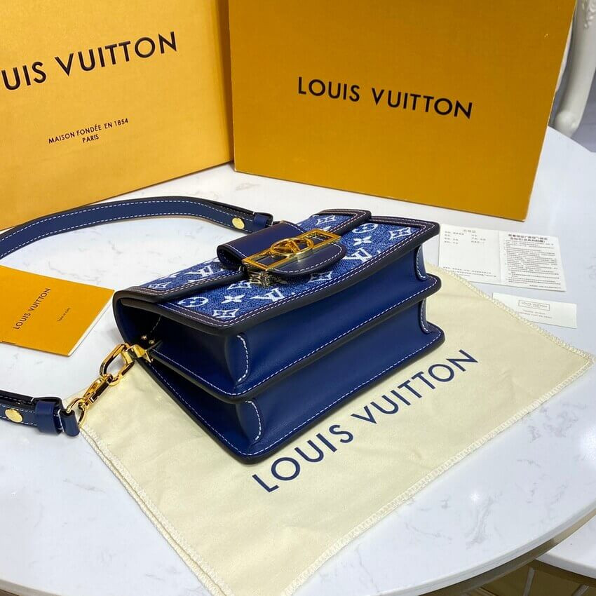 Louis Vuitton Monogram Denim Mini Dauphine M59716
