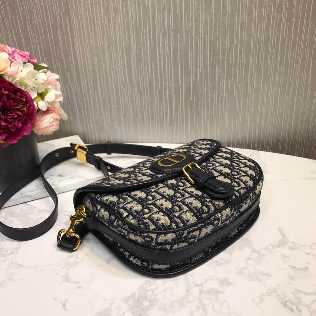 Christian Dior Medium Dior Bobby Bag in Oblique Jacquard M9319