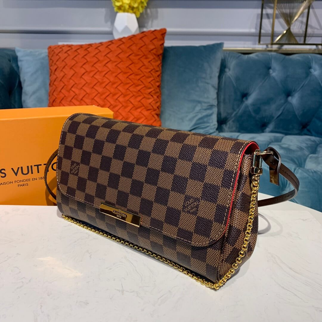 Louis Vuitton Damier Ebene Canvas Favorite MM N41129