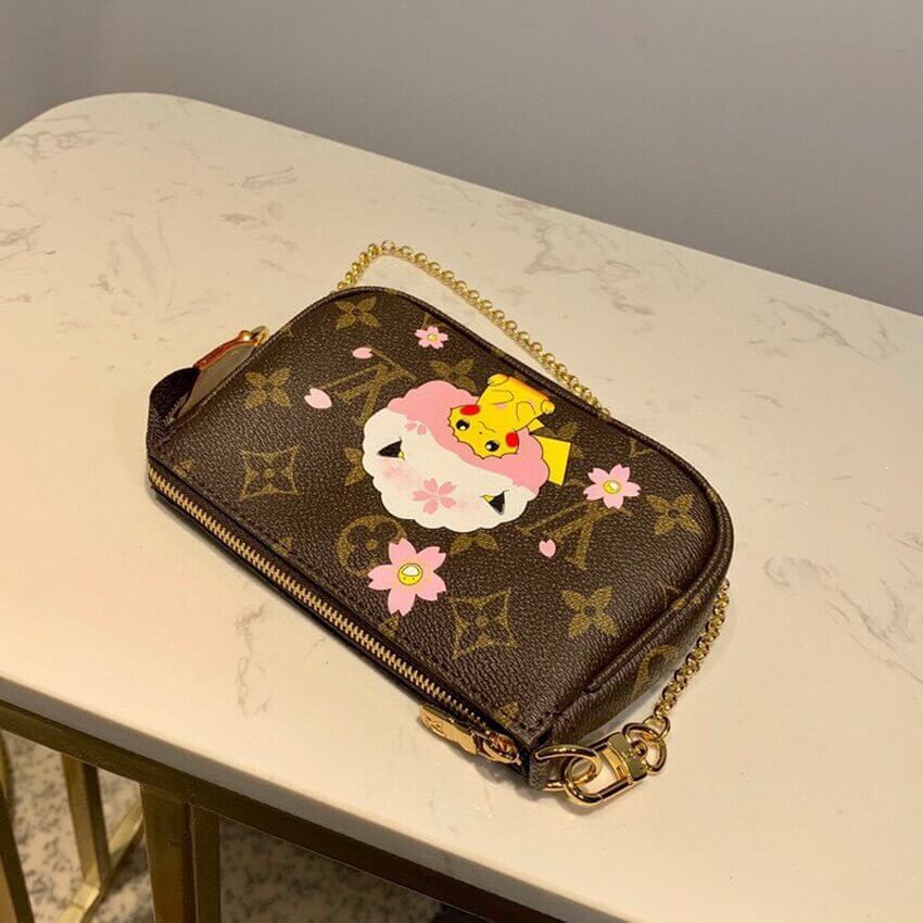 Louis Vuitton Pikachu Print Mini Pochette Accessoires M58009