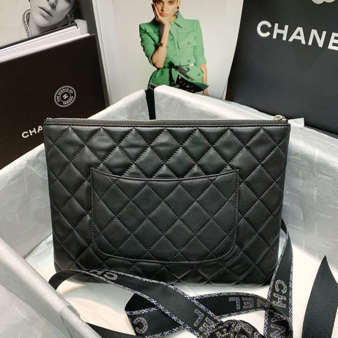 Chanel Lambskin Cases with Accessories AP1054 Black
