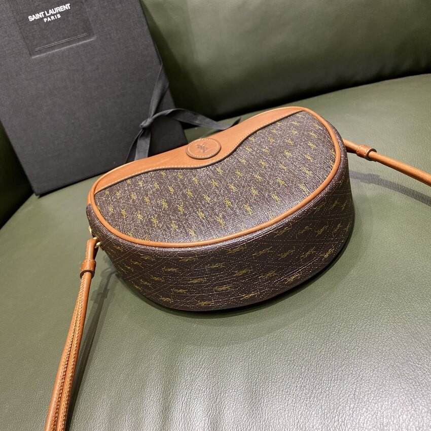 Saint Laurent YSL Le Monogramme Cœur Bag 675260 Chestnut