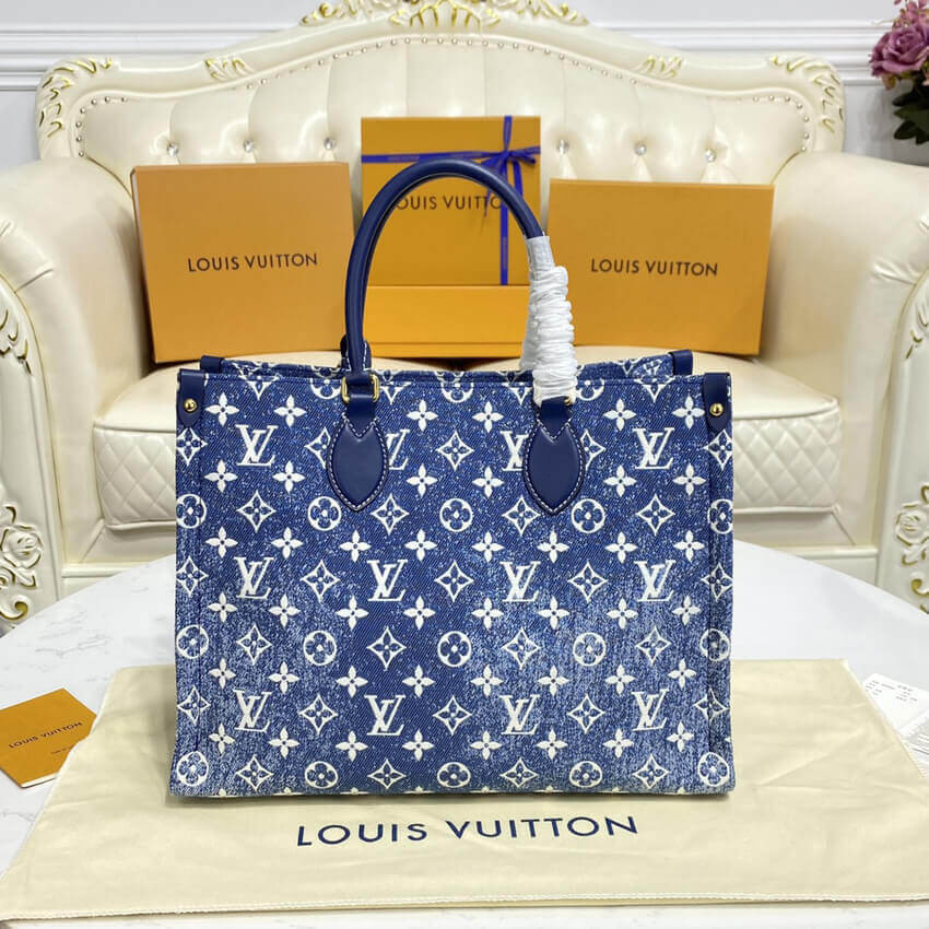 Louis Vuitton Monogram Jacquard Denim OnTheGo MM M59608