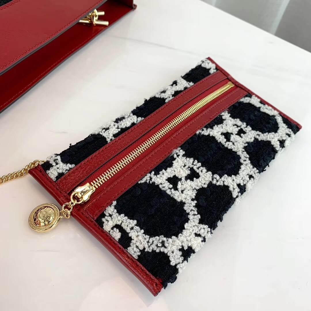 Gucci Rajah GG Tweed Large Tote 537219