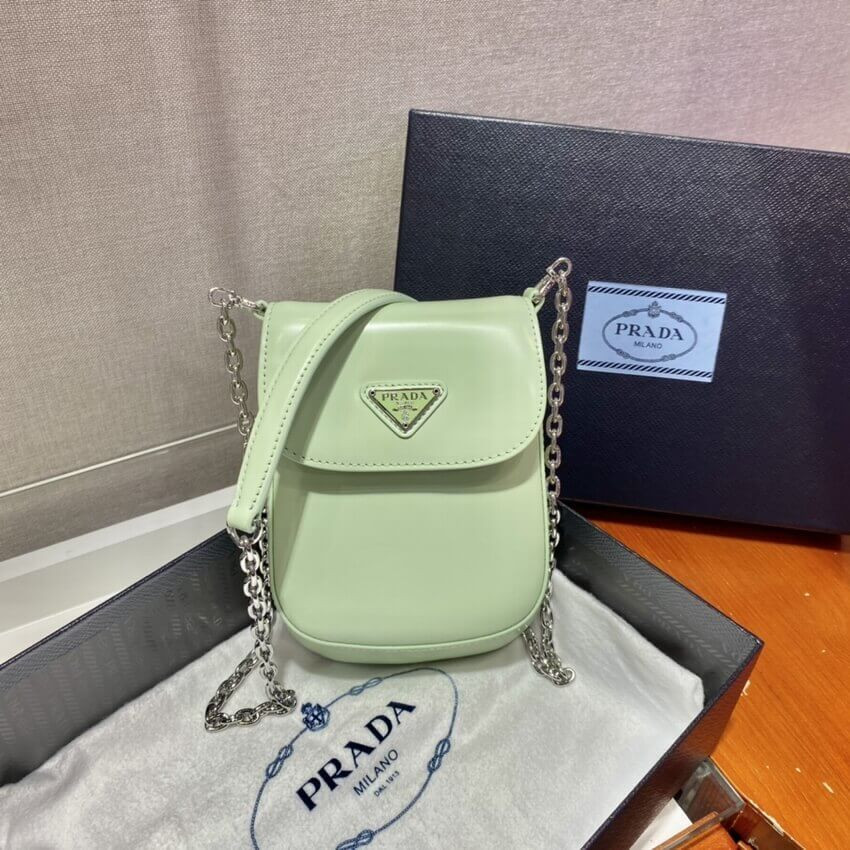 Prada Brushed Leather Mini-Bag 1BH185