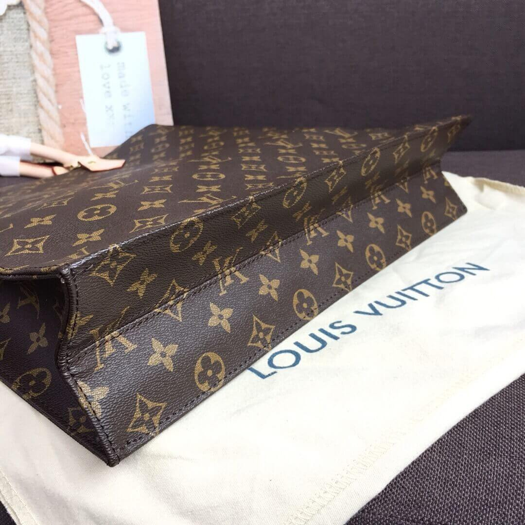 Louis Vuitton Monogram Canvas Sac Plat Tote Bag M51140
