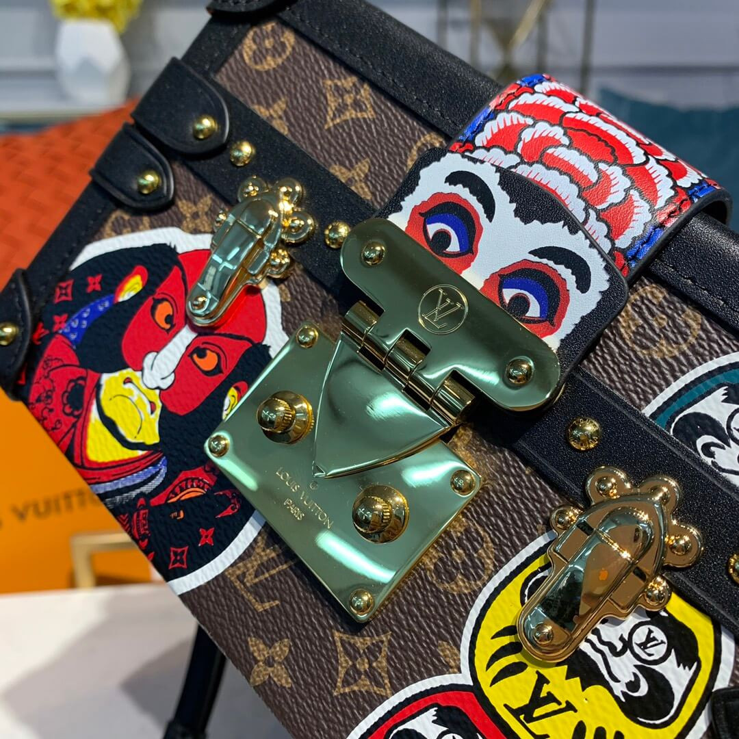 Louis Vuitton Reverse Monogram Kabuki Petite Malle M53544