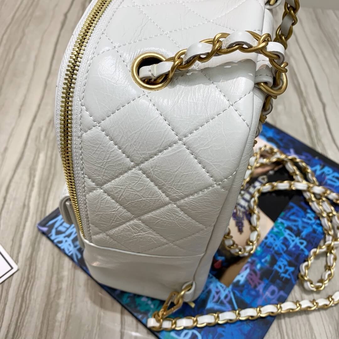 Chanel Waxy Calfskin CC Day Backpack Bag AS8866