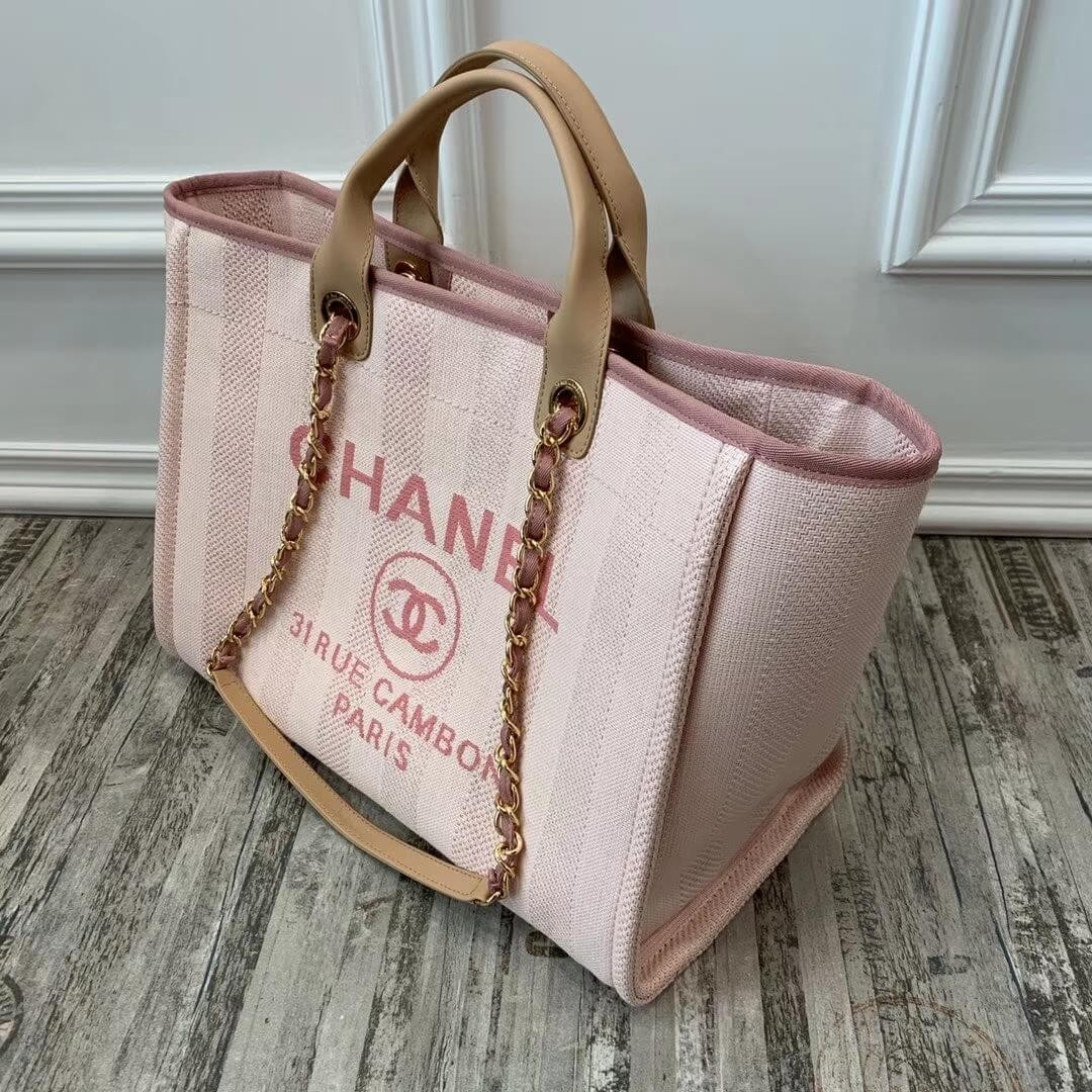 Chanel Mixed Fibers Shopping Bag GM A66941