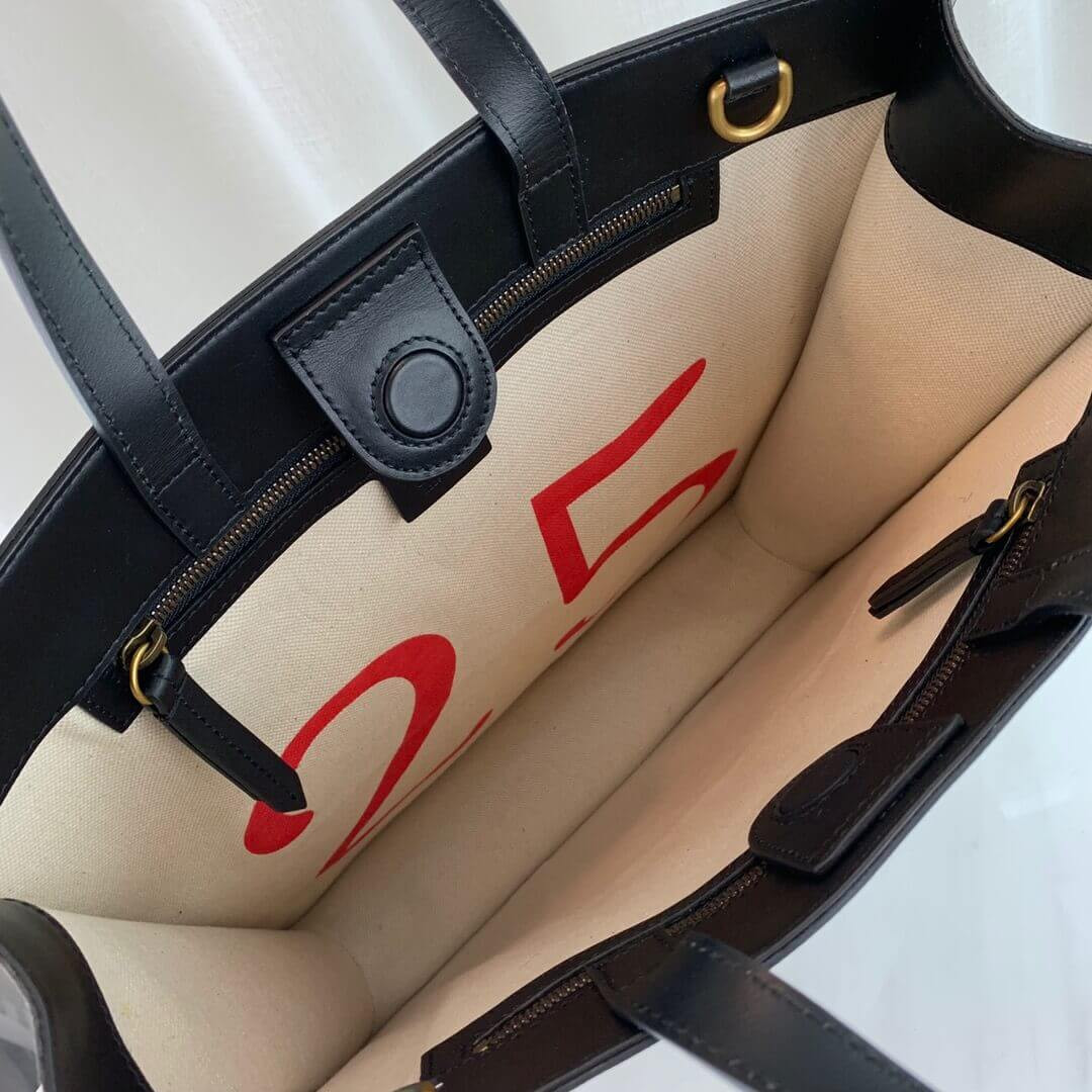 Gucci Bee Print GG Supreme Tote 450850