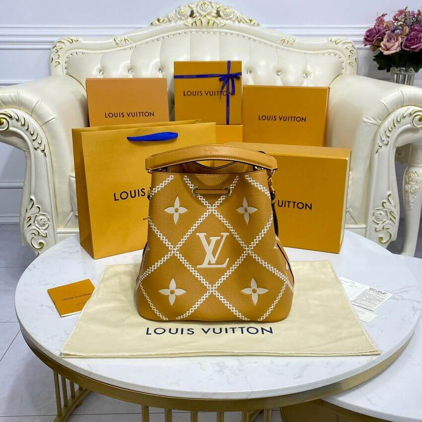 Louis Vuitton Neonoe MM M46029 Arizona Brown/Creme Beige