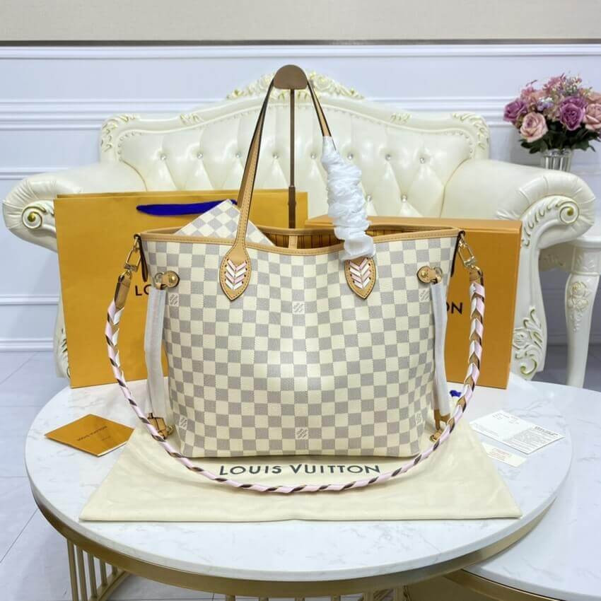 Louis Vuitton Damier Azur Neverfull MM N50047