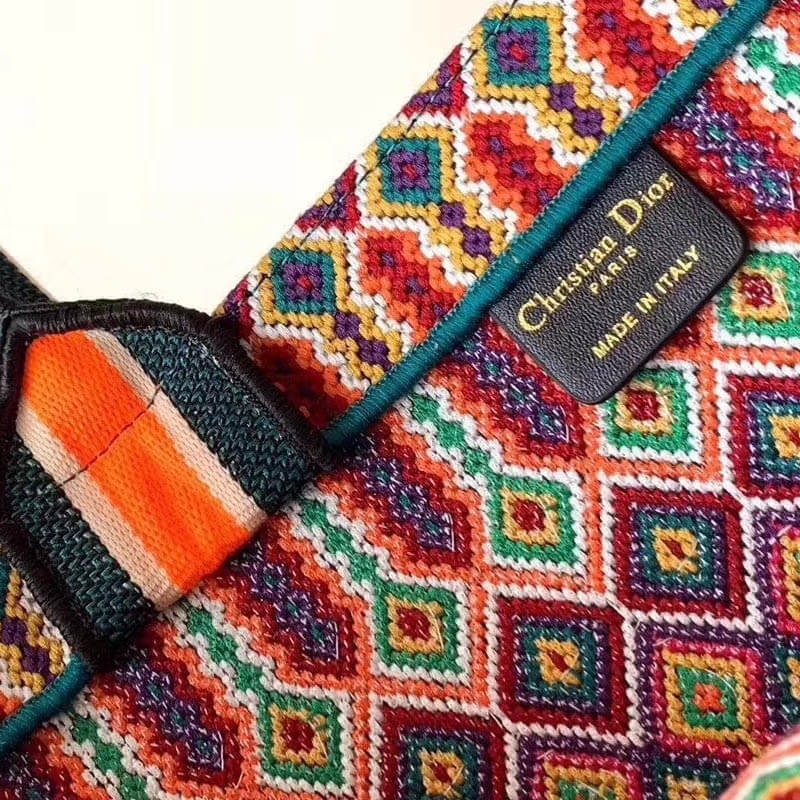 Christian Dior Book Tote Bag M1286 Orange