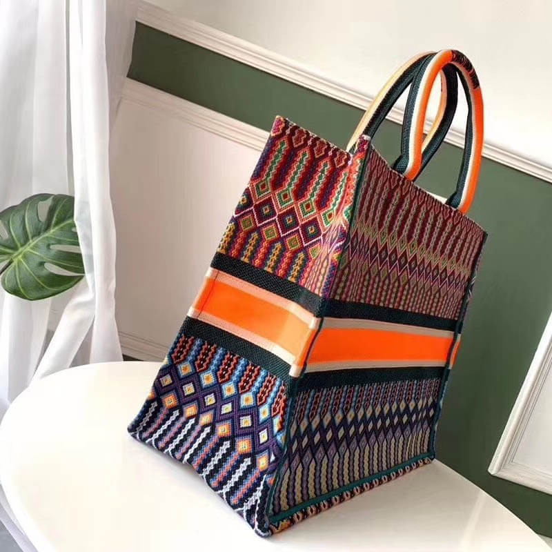 Christian Dior Book Tote Bag M1286 Orange