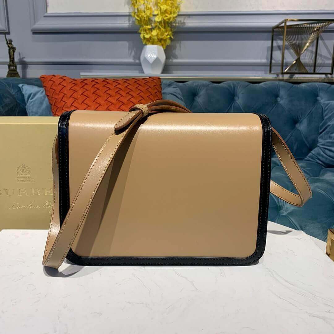 Burberry Medium Two-tone Leather TB Bag 80115771