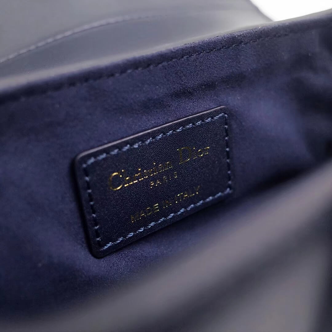 Christian Dior Smooth Calfskin Mini Saddle Bag M0447