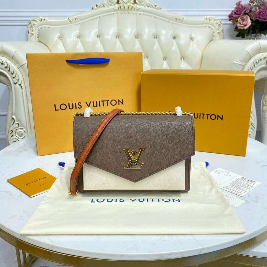 Louis Vuitton MyLockMe Chain Bag M58949 Smokey/Quartz/Caramel