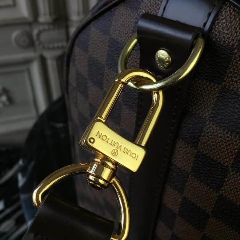 Louis Vuitton Damier Ebene Canvas Keepall Bandouliere  50 N41427