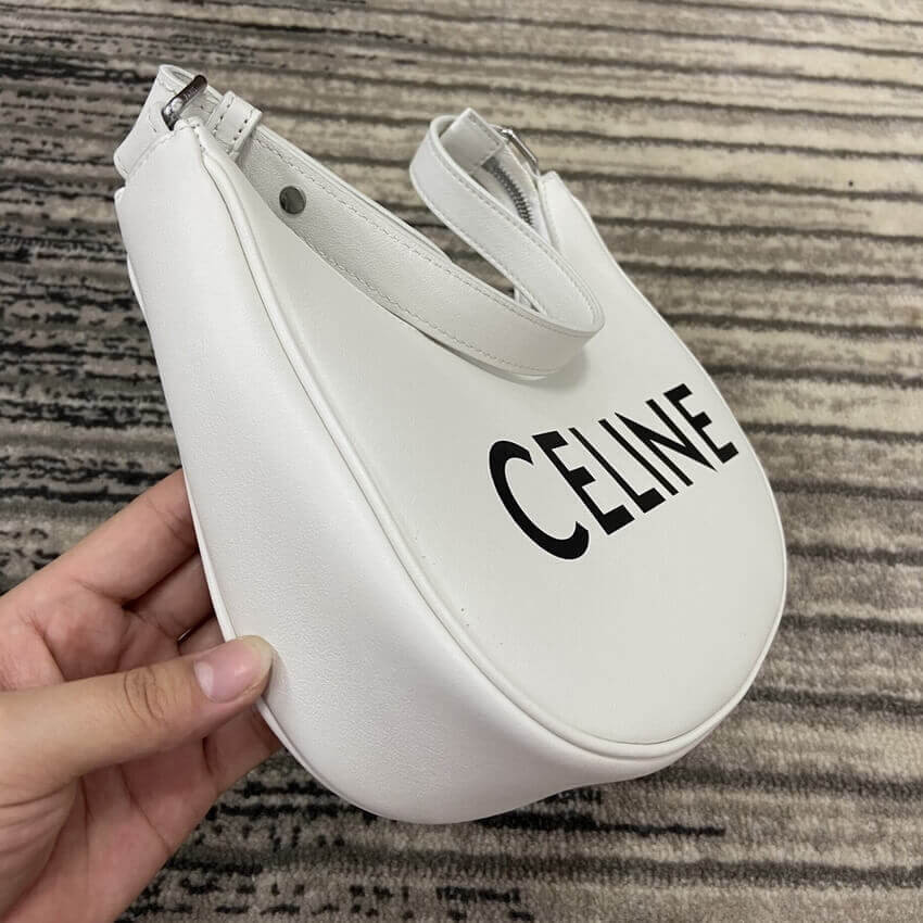 Celine Ava Bag In Smooth Calfskin With Celine Print 193953