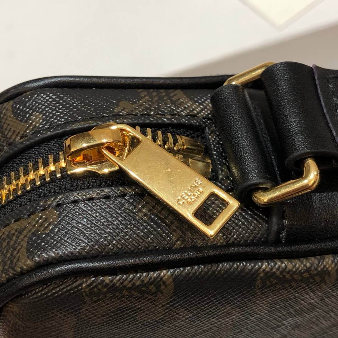 Celine Medium Messenger Bag In Triomphe Canvas 194502