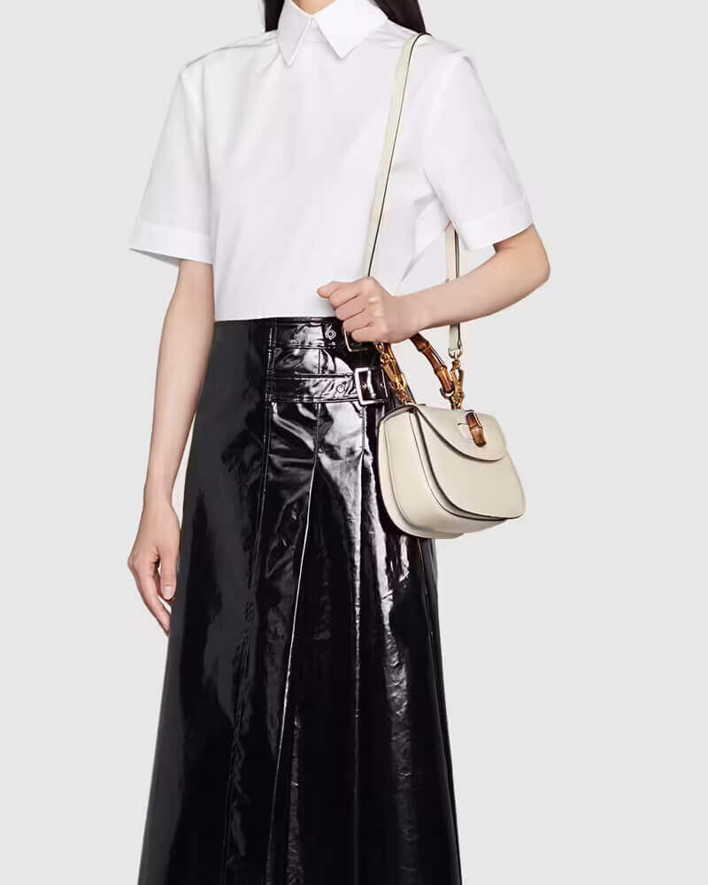 Gucci Small Top Handle Bag with Bamboo 675797