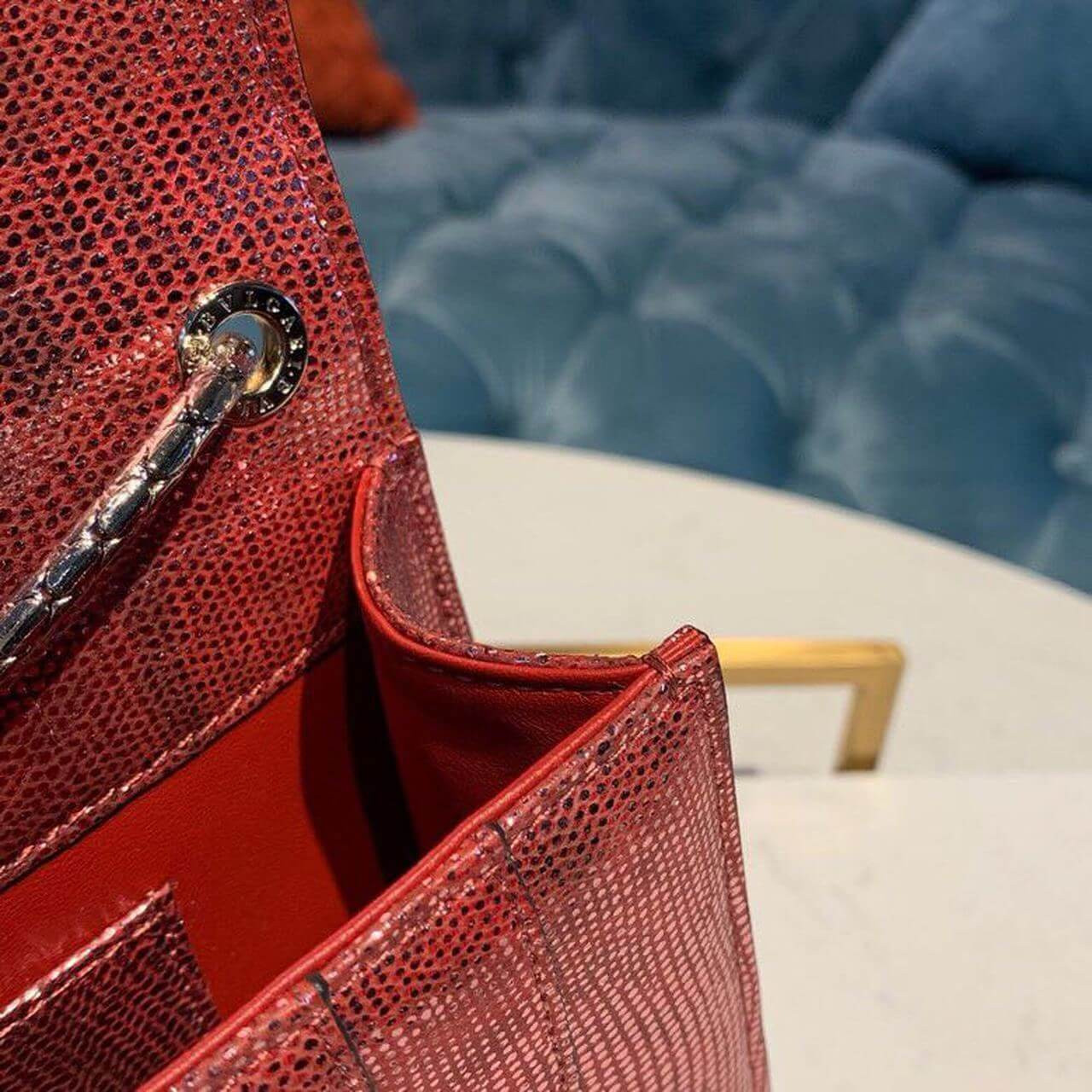 Bvlgari Serpenti Forever 20cm Crossbody Bag in Karung Skin 287911