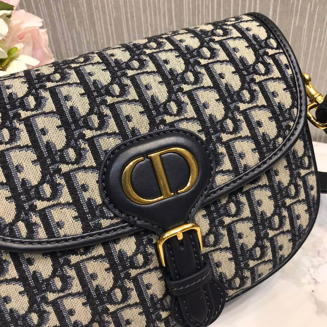 Christian Dior Medium Dior Bobby Bag in Oblique Jacquard M9319