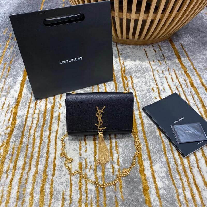 YSL Saint Laurent Kate Small With Tassel In Grain Leather 474366