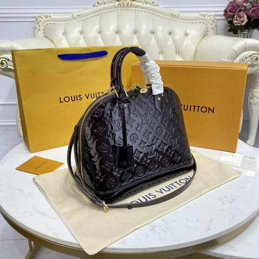Louis Vuitton Monogram Vernis Leather Alma PM M91611