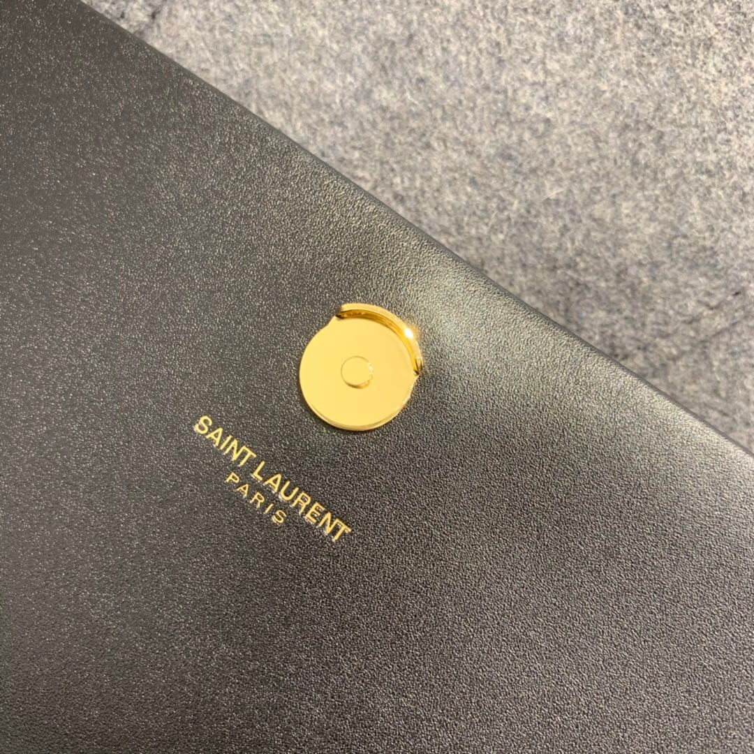 Saint Laurent Smooth Calfskin Medium Classic Monogram Kate Tassel Satchel 354119