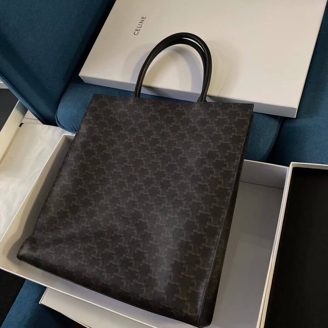 Celine Vertical Cabas Celine In Triomphe Canvas 190972