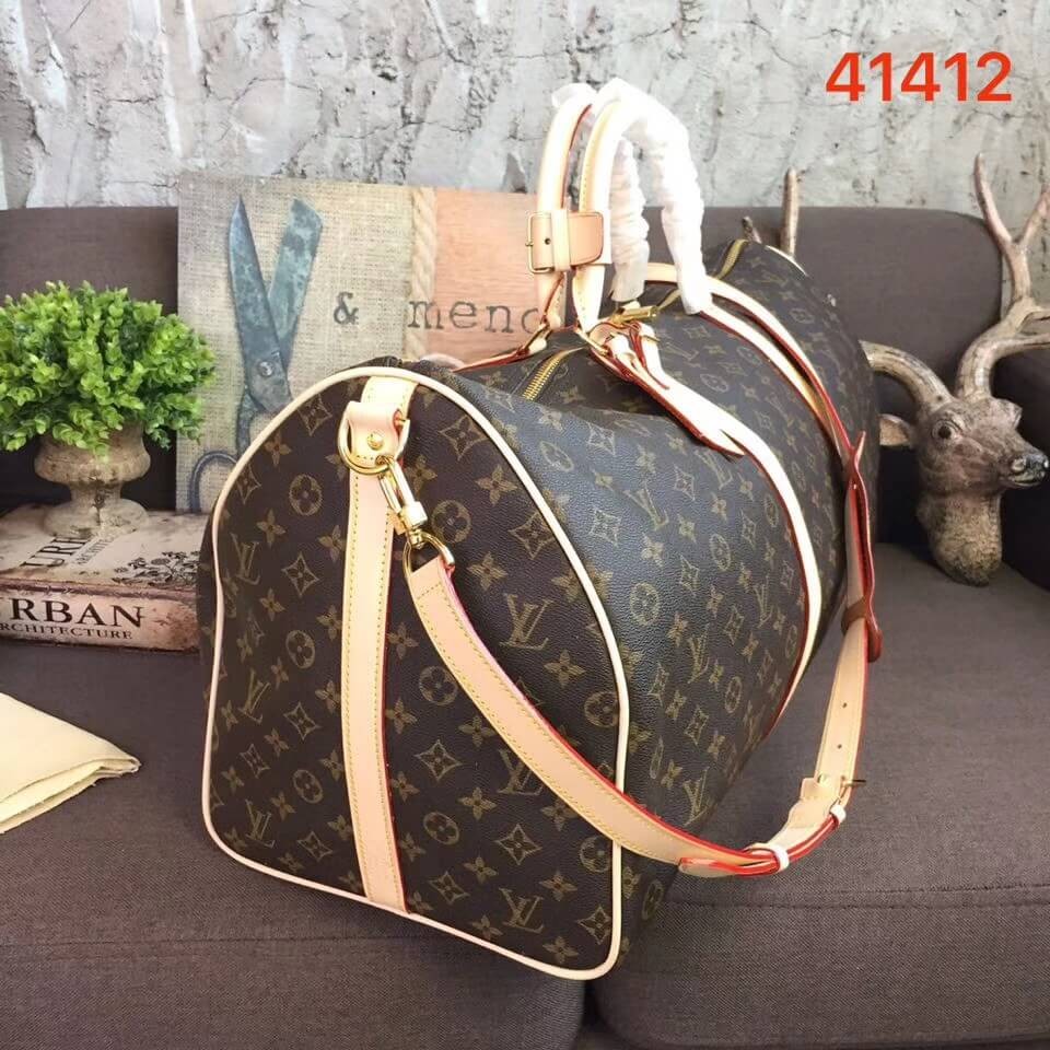 Louis Vuitton Monogram Canvas Keepall Bandouliere 60 M41412