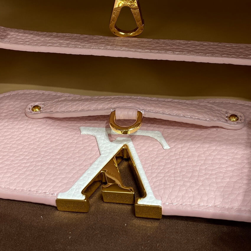 Louis Vuitton Capucines MM M59020 Rose/Beige