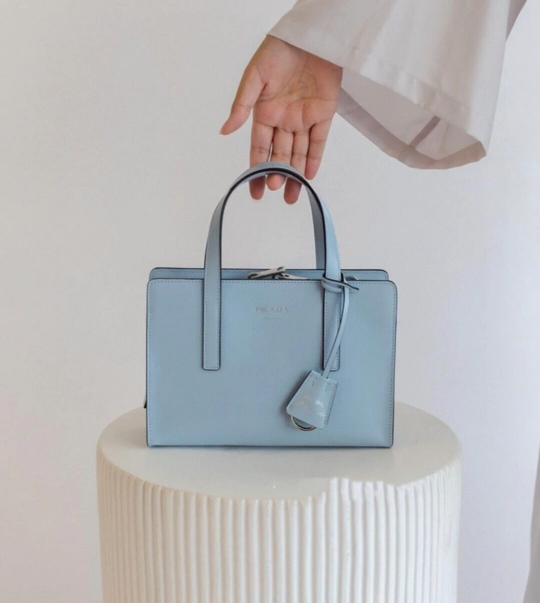 Prada Re-Edition 1995 Brushed-Leather Mini Handbag 1BA357