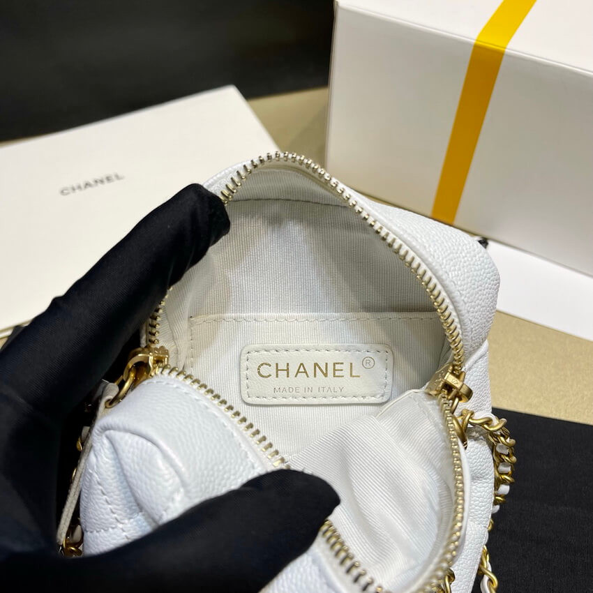 Chanel Mini Camera Bag Iridescent Grained Calfskin Bag AS2857