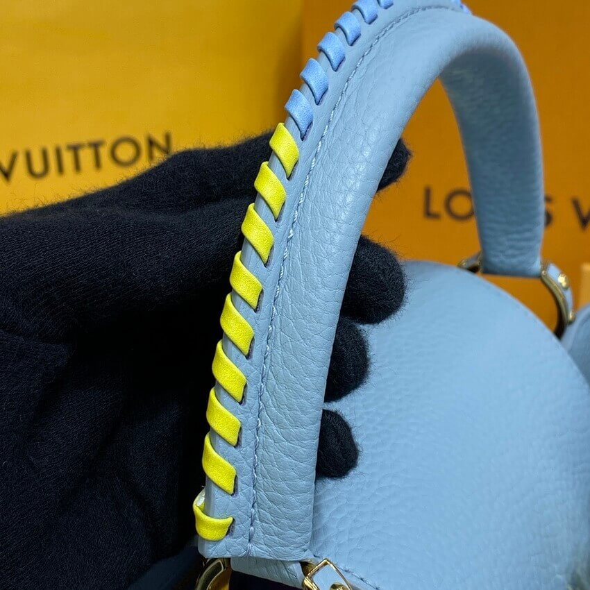 Louis Vuitton Capucines MM Bag M57672 Olympus Blue