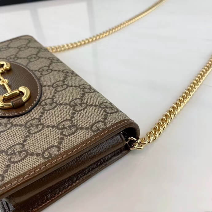 Gucci 1955 Horsebit Wallet With Chain 621892