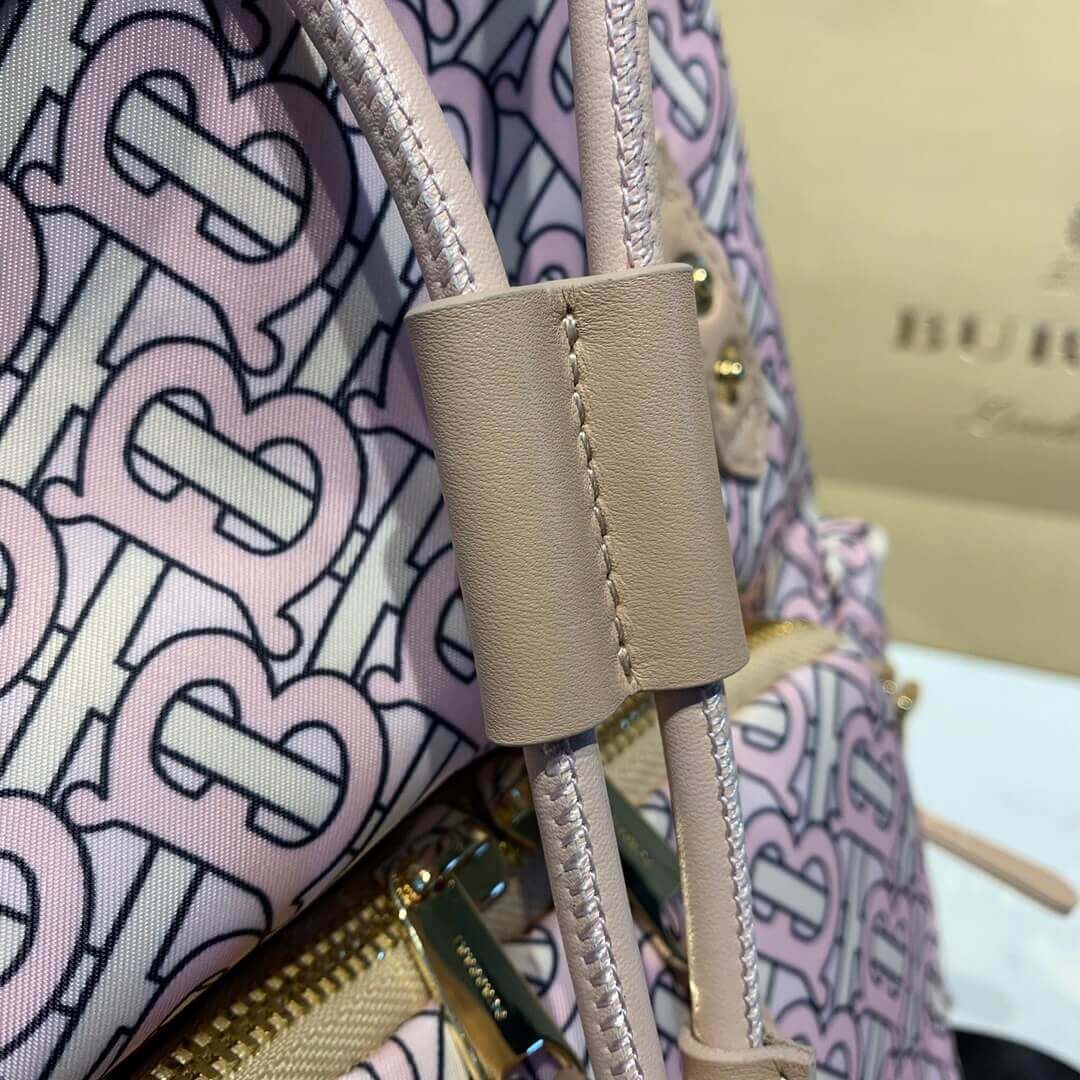 Burberry The Medium Rucksack in Monogram Print Nylon 80116391