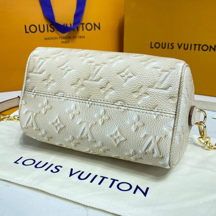 Louis Vuitton Speedy Bandouliere 20 M46163 Pale Beige