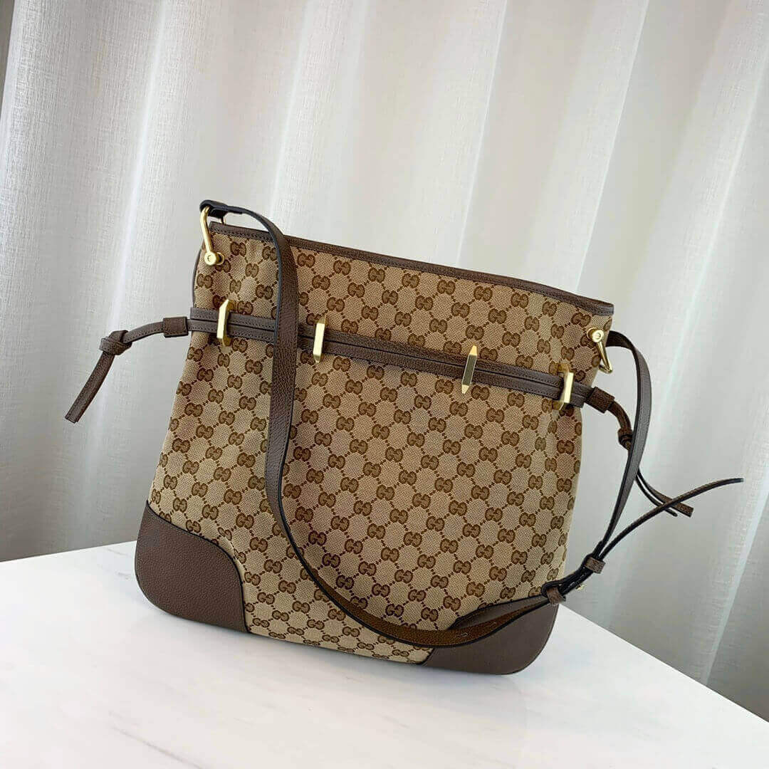 Gucci 1955 Horsebit GG Canvas Messenger Bag 602089