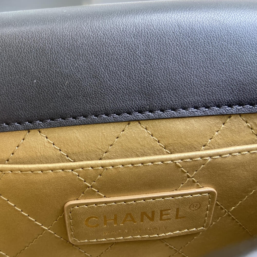 Chanel Studded CC Detail Flap Bag AS1181