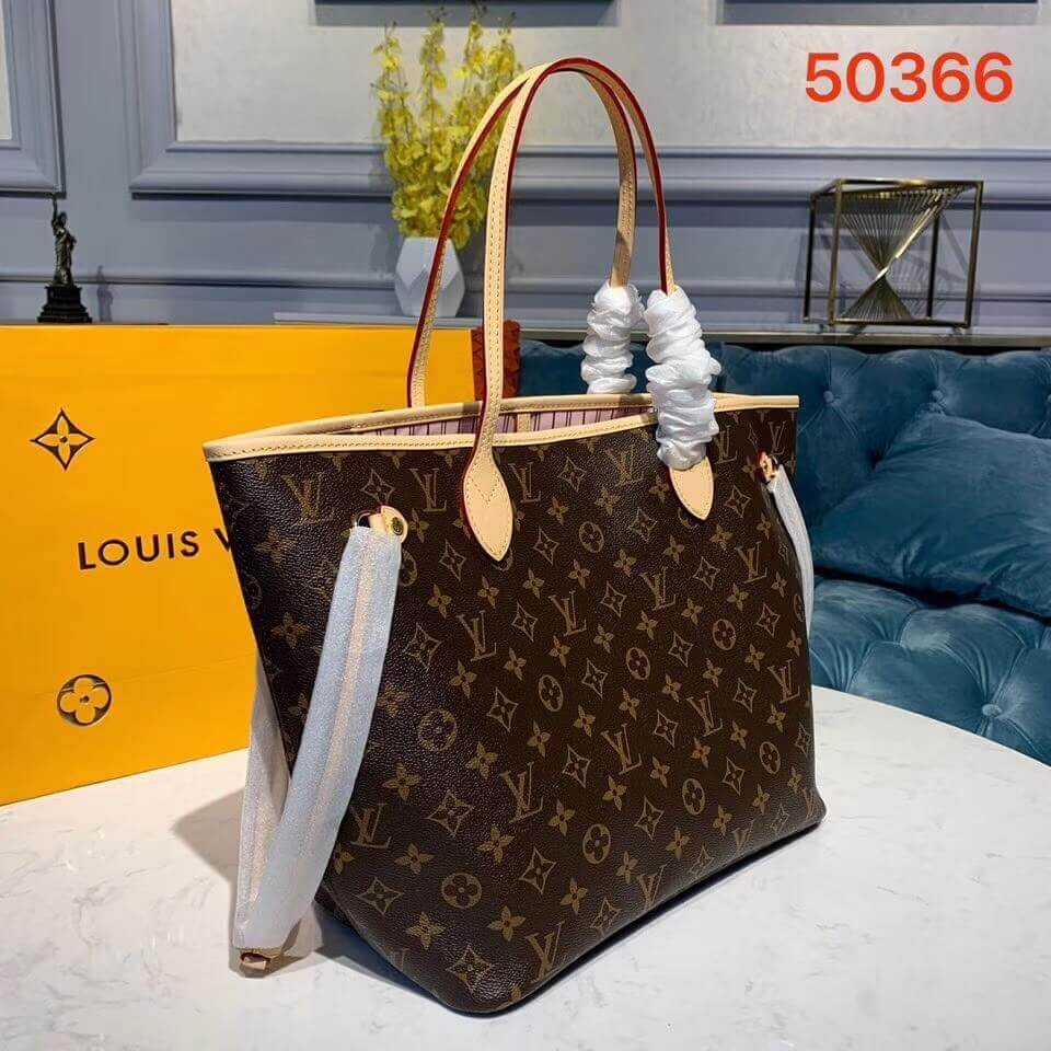 Louis Vuitton Monogram Canvas Neverfull MM M50366 Pink