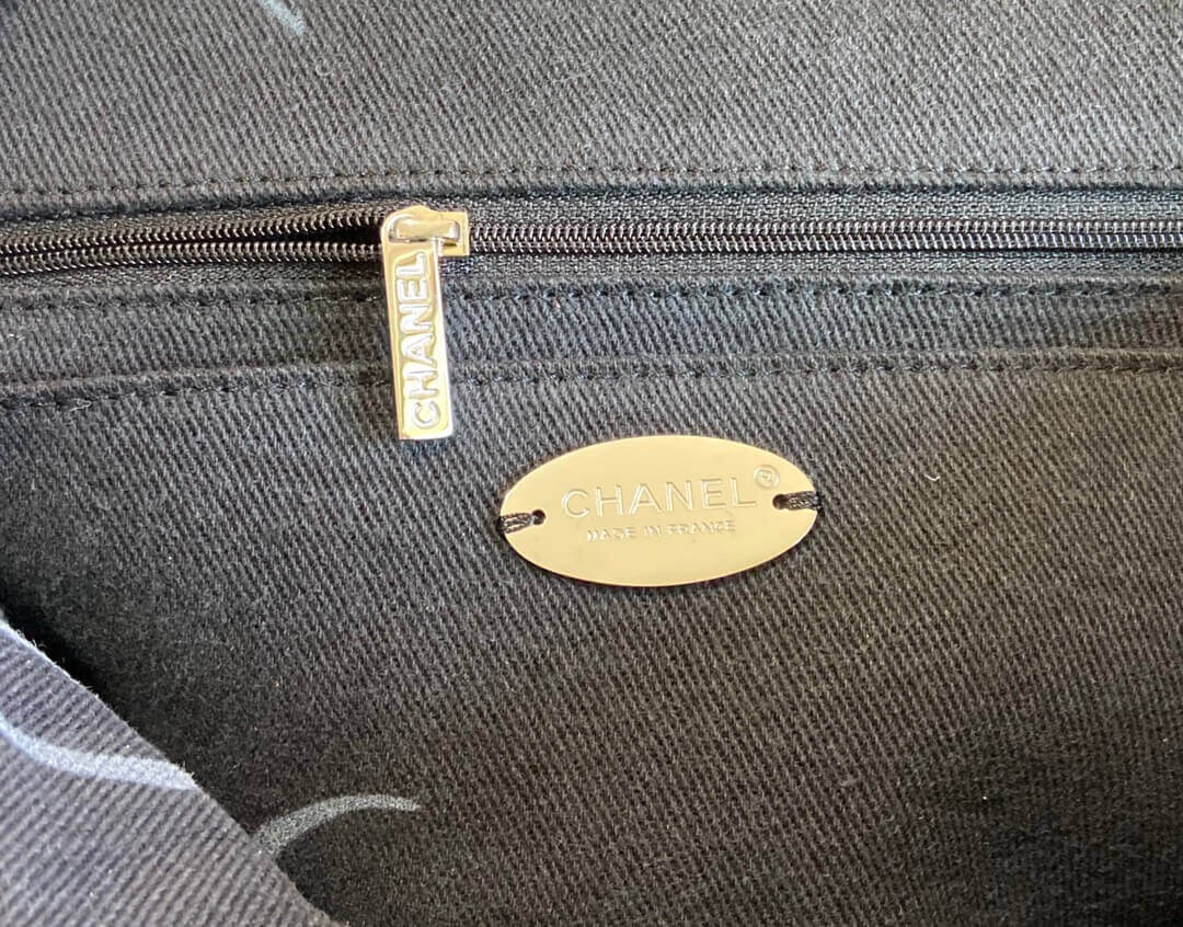 Chanel Denim Classic Flap Jumbo Large Bag AS2072