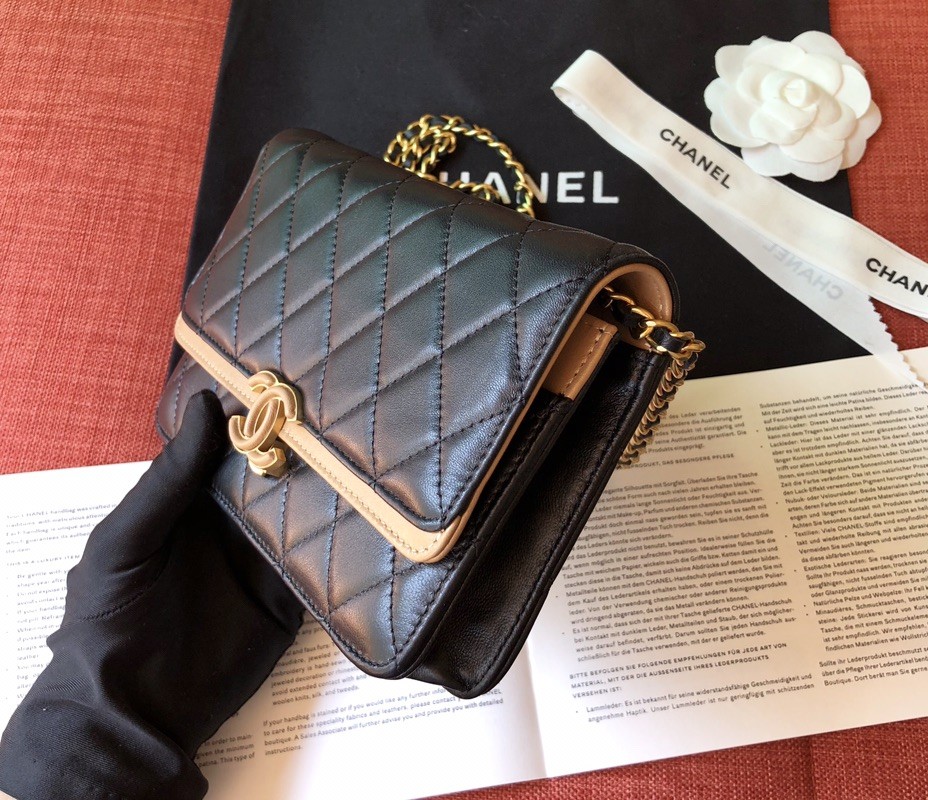 Chanel Small Flap Bag A57275 Black/Gold