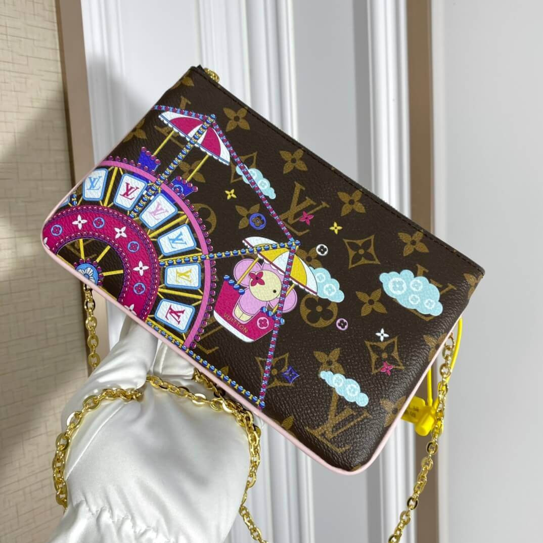 Louis Vuitton Double Zip Pochette M69744