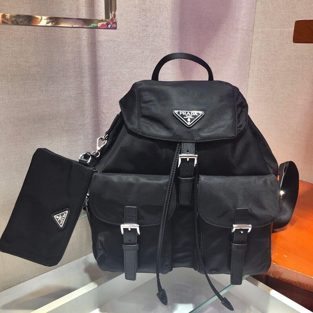 Prada Medium Nylon Backpack 1BZ811