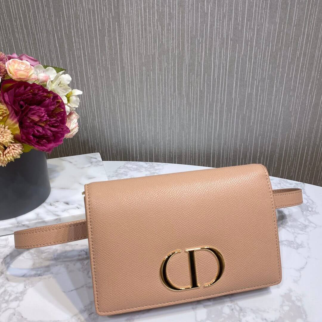 Christian Dior 30 Montaigne 2-In-1 Pouch Grained Calfskin S2086