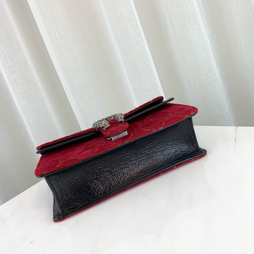 Gucci Dionysus GG Velvet Small Shoulder Bag 499623