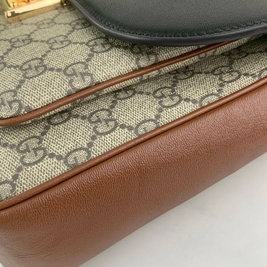 Gucci Padlock Small Shoulder Bag in GG Supreme Canvas 644527